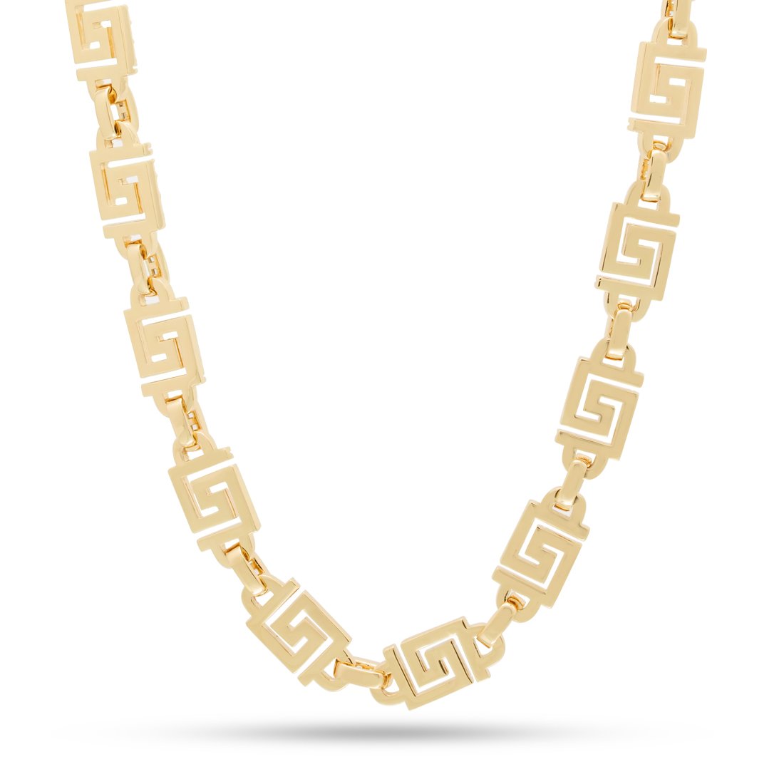10mm Iced Greek Key Chain