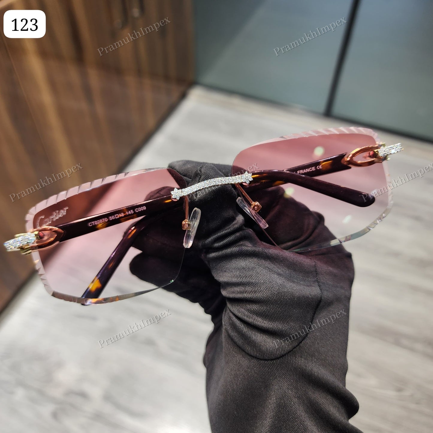 VVS Moissanite Custom Sunglasses