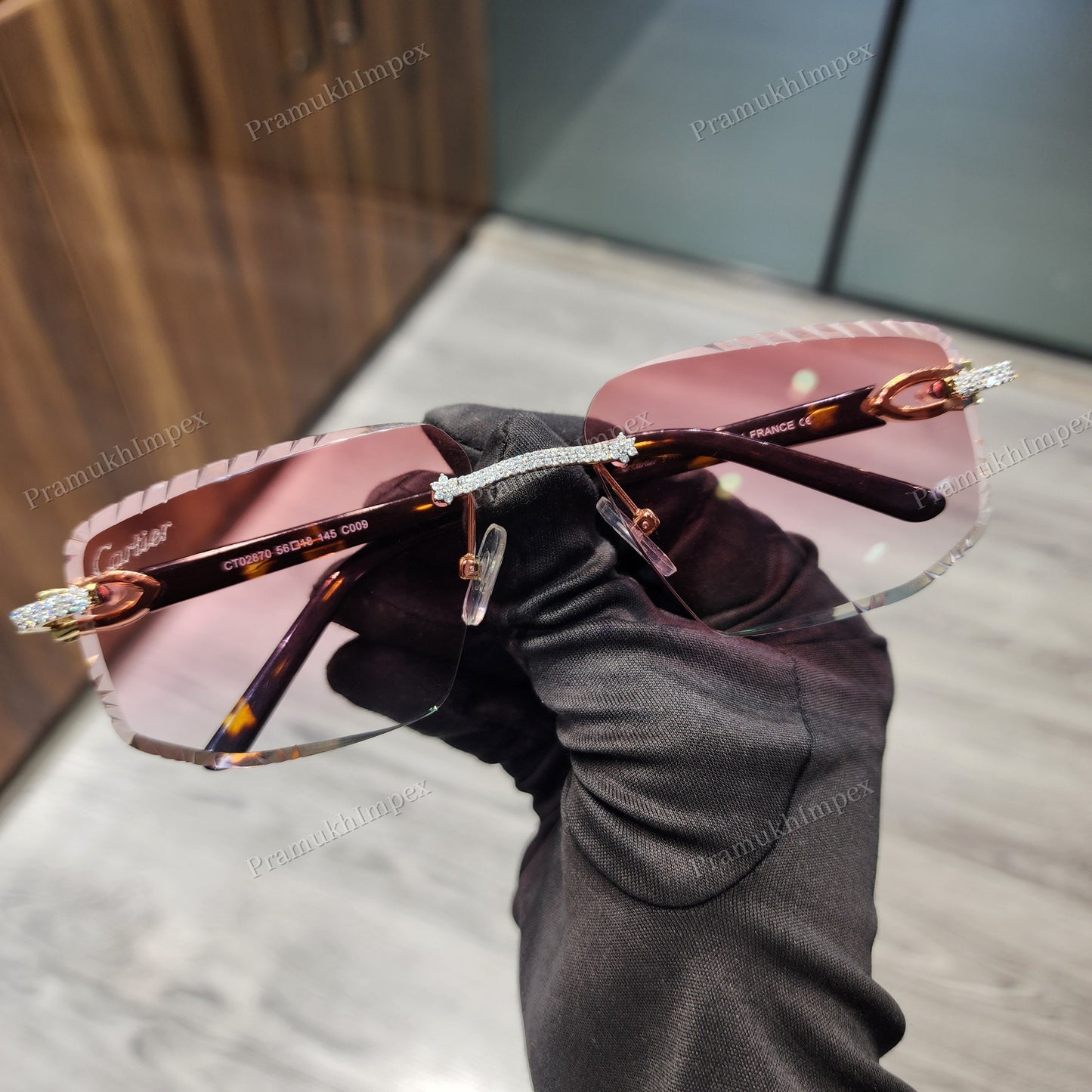 VVS Moissanite Custom Sunglasses