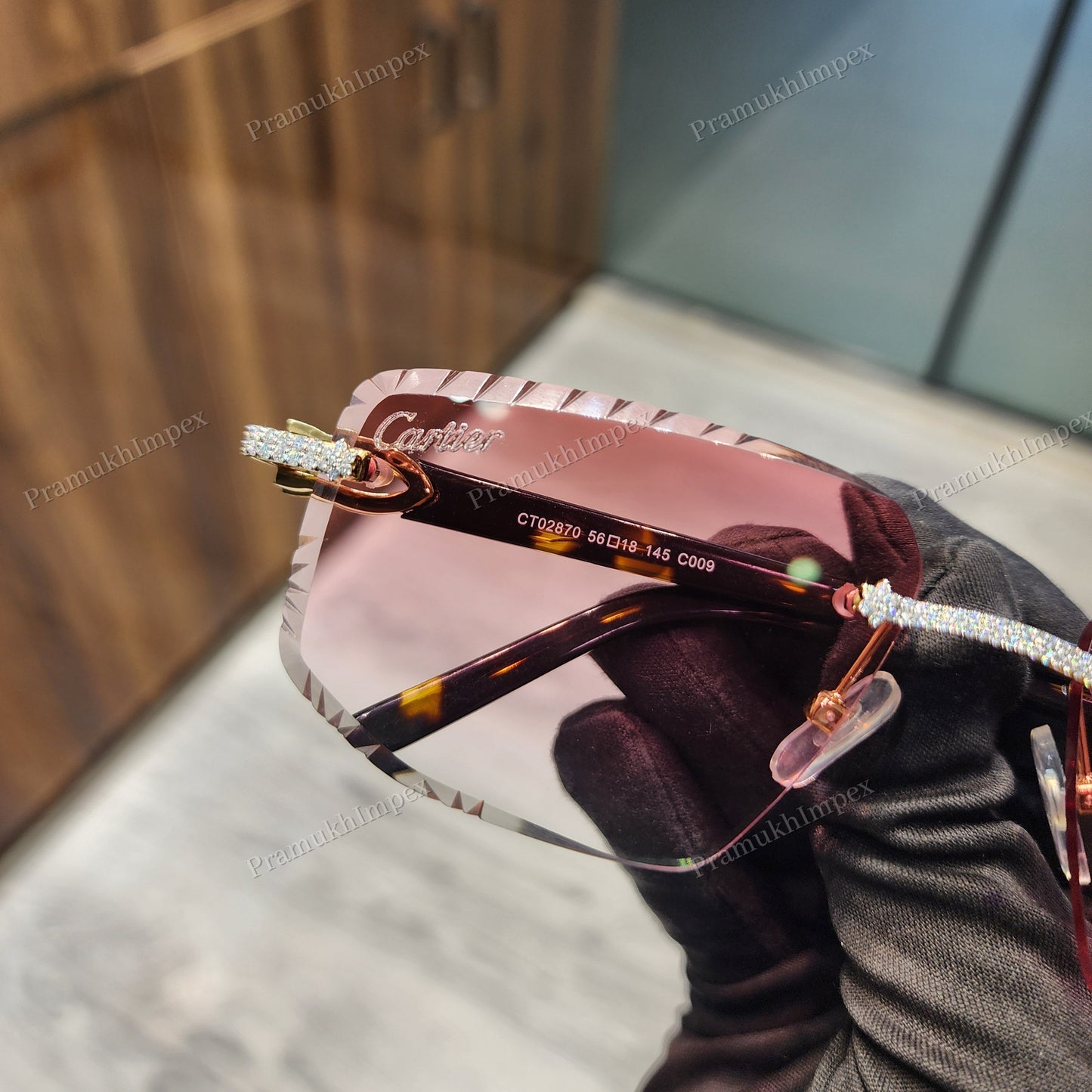 VVS Moissanite Custom Sunglasses