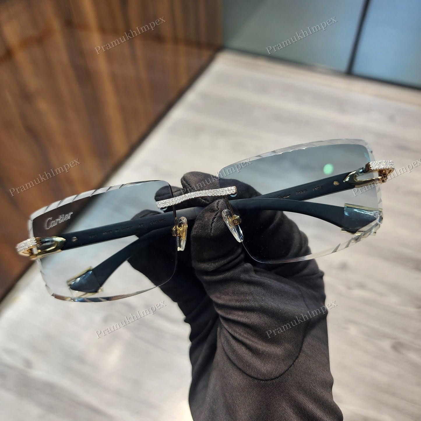 VVS Moissanite Diamond Sunglasses