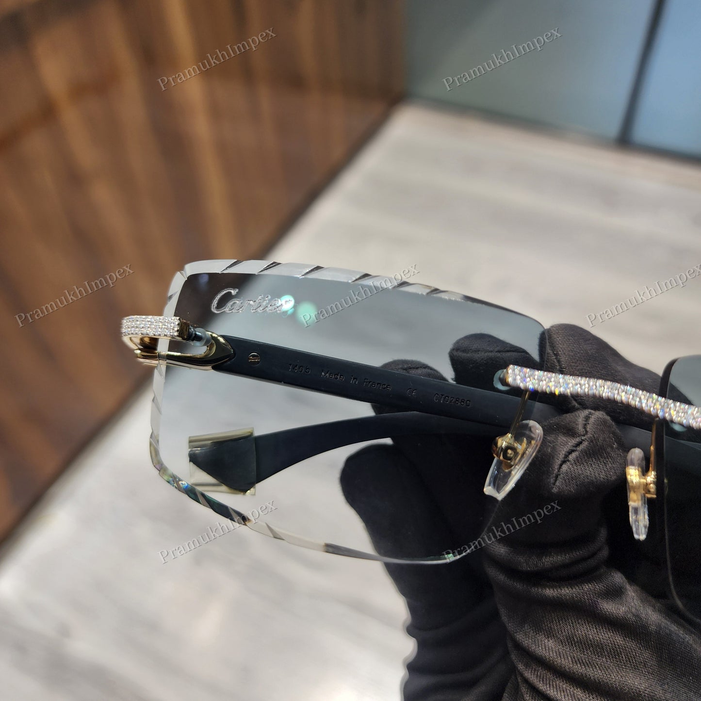 VVS Moissanite Diamond Sunglasses