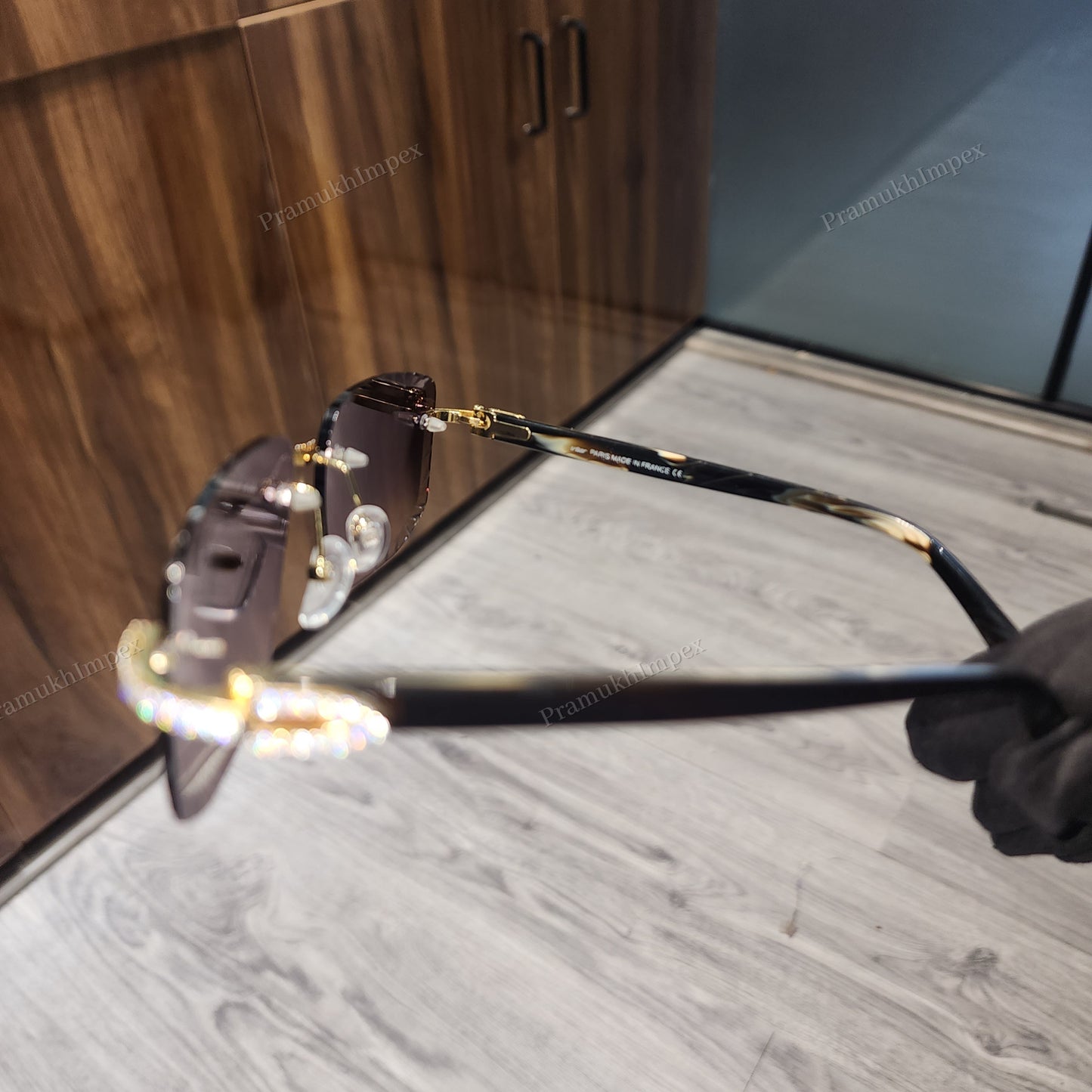 Shiny Frame Moissanite Hip Hop Sunglasses