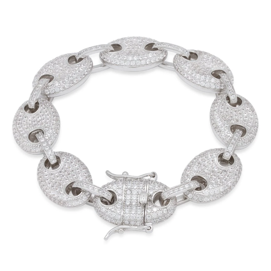 15mm Iced G-Link Bracelet