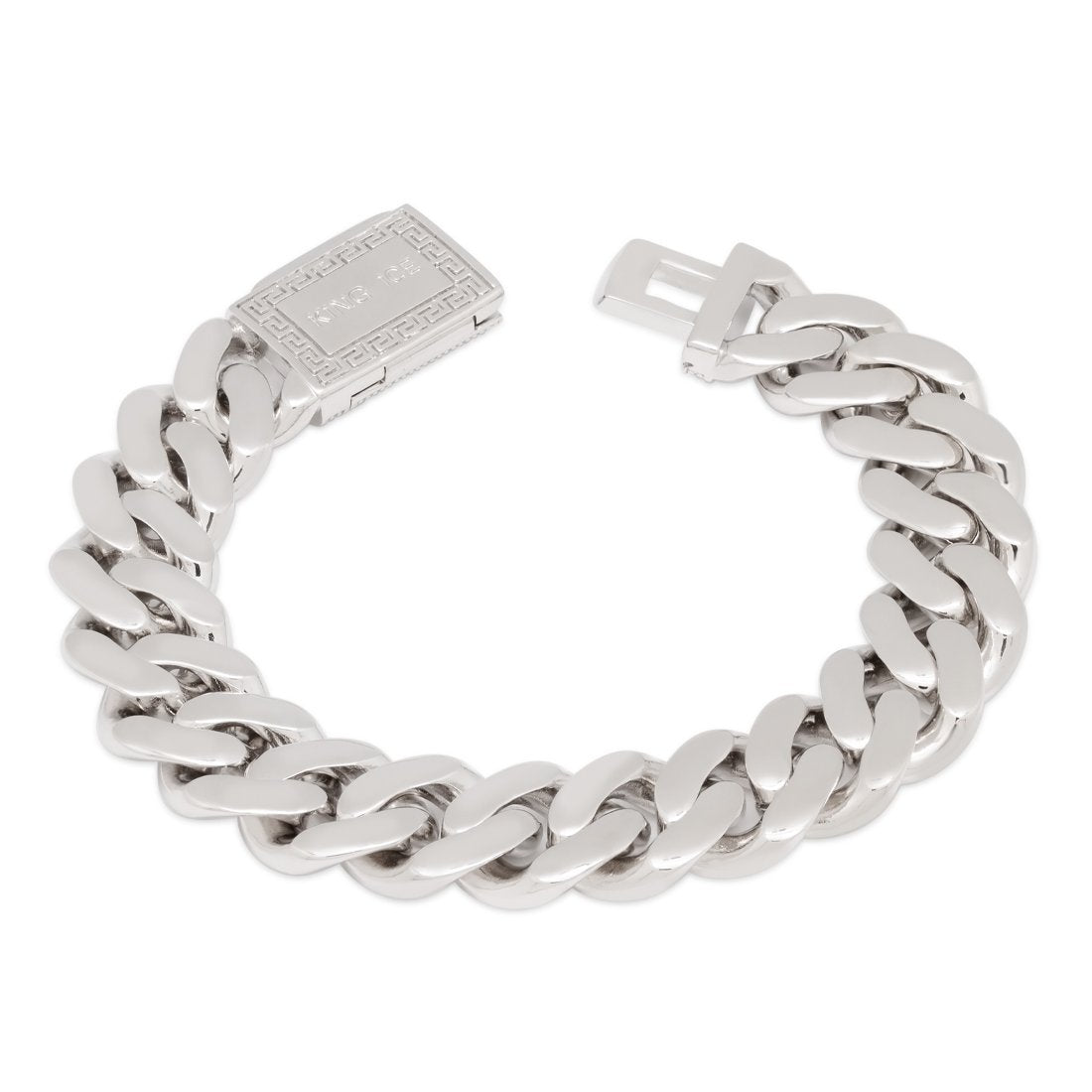 15mm Iced Miami Cuban Link Bracelet