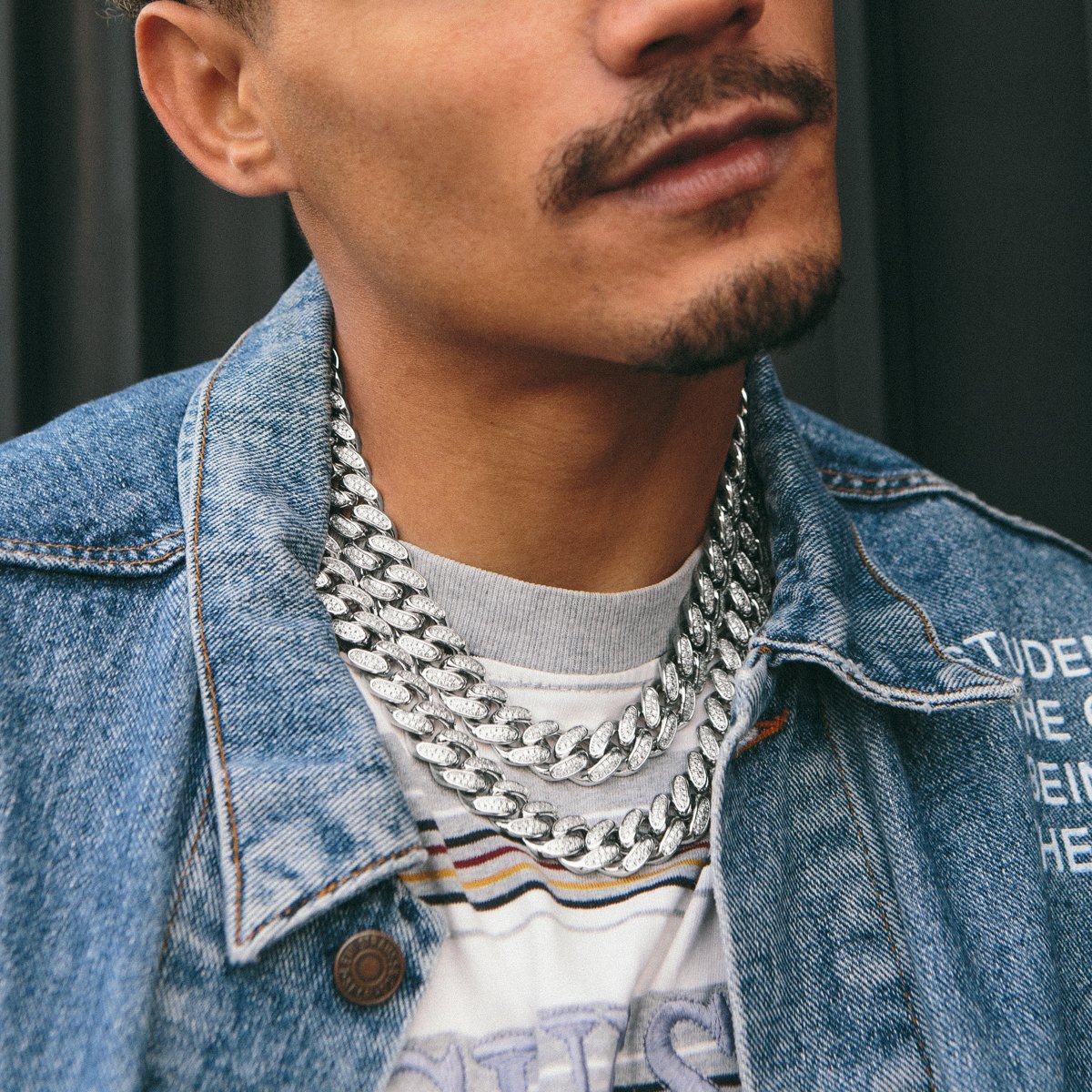 15mm Iced Miami Cuban Link Chain
