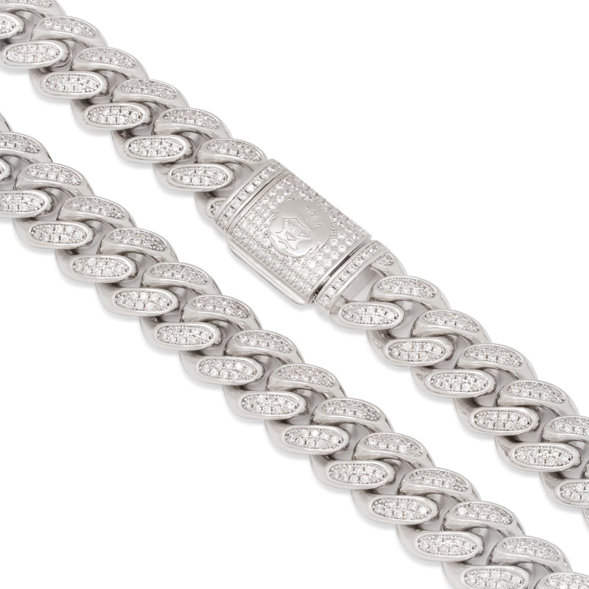 15mm Iced Miami Cuban Link Chain