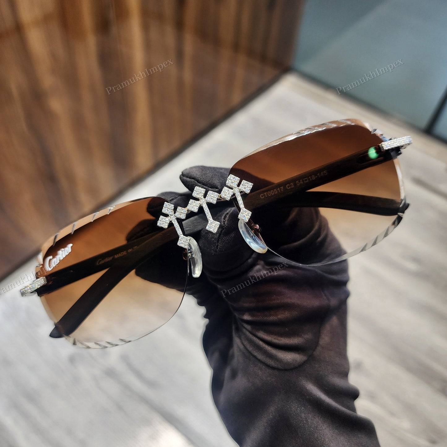 VVS Moissanite Diamond luxury Sunglasses