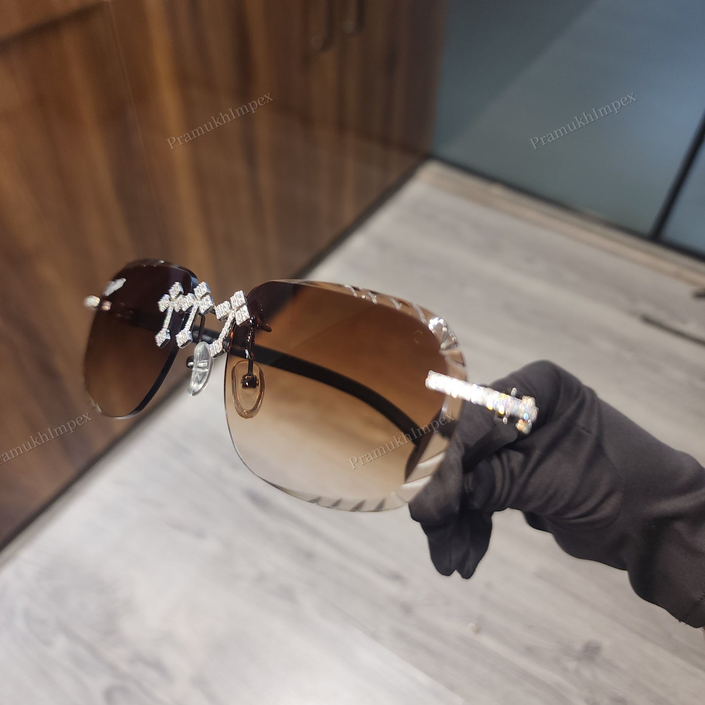 VVS Moissanite Diamond luxury Sunglasses