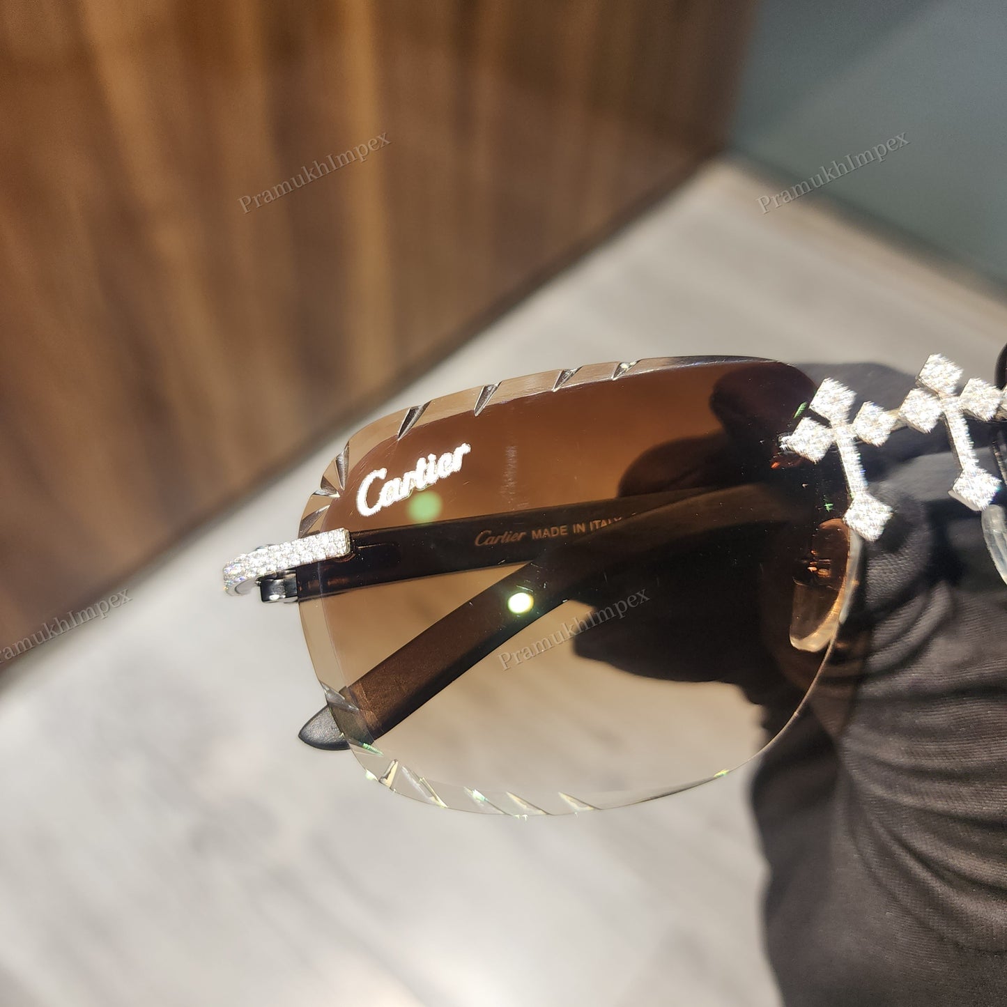 VVS Moissanite Diamond luxury Sunglasses