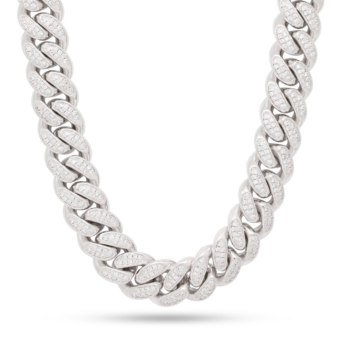 18mm Iced Miami Cuban Link Chain