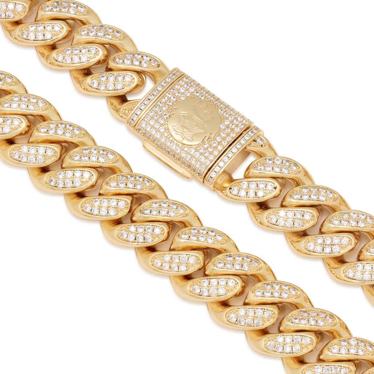 18mm Iced Miami Cuban Link Chain