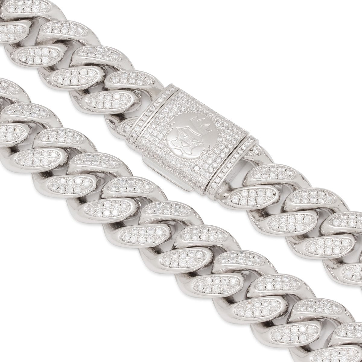 18mm Iced Miami Cuban Link Chain