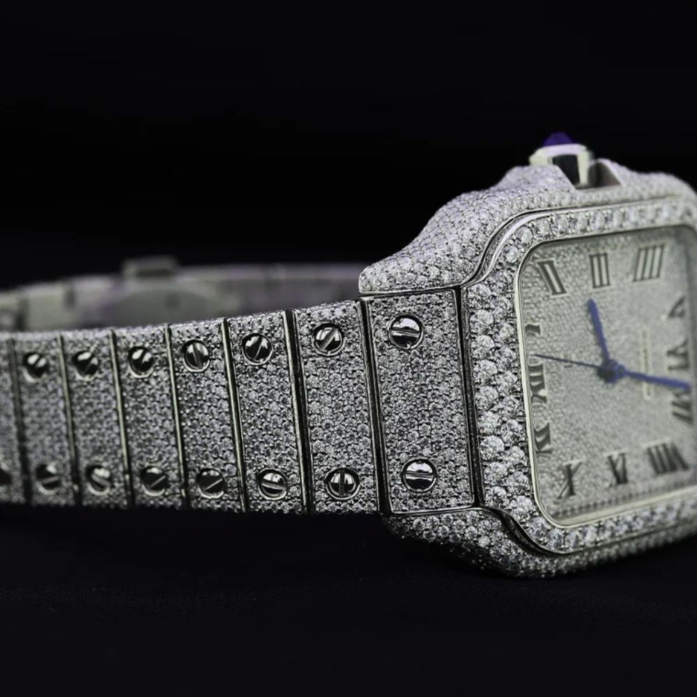 VVS1 Clarity Fully Iced Out Automatic Watch