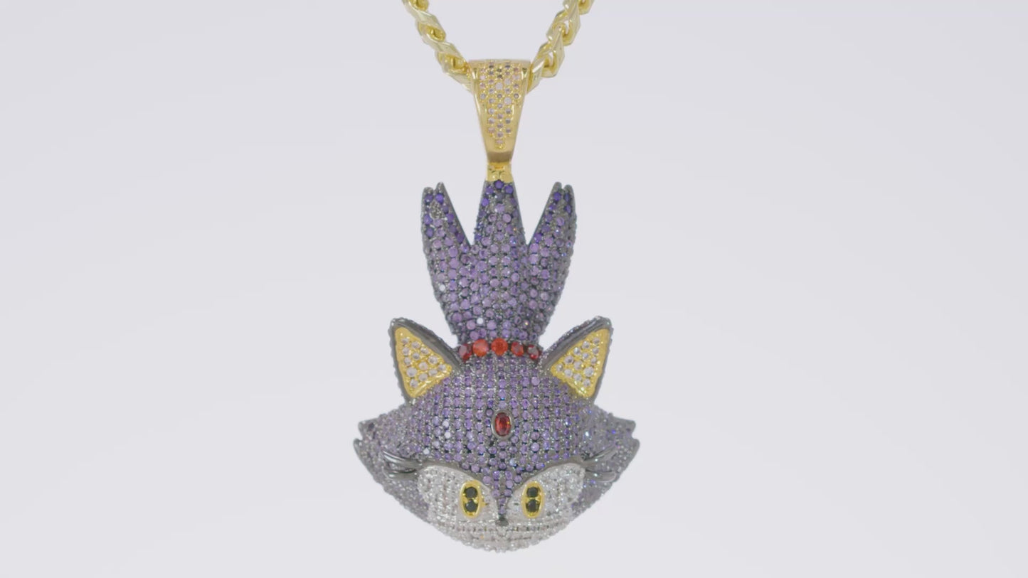 Sonic the Hedgehog x King Ice - Blaze Necklace