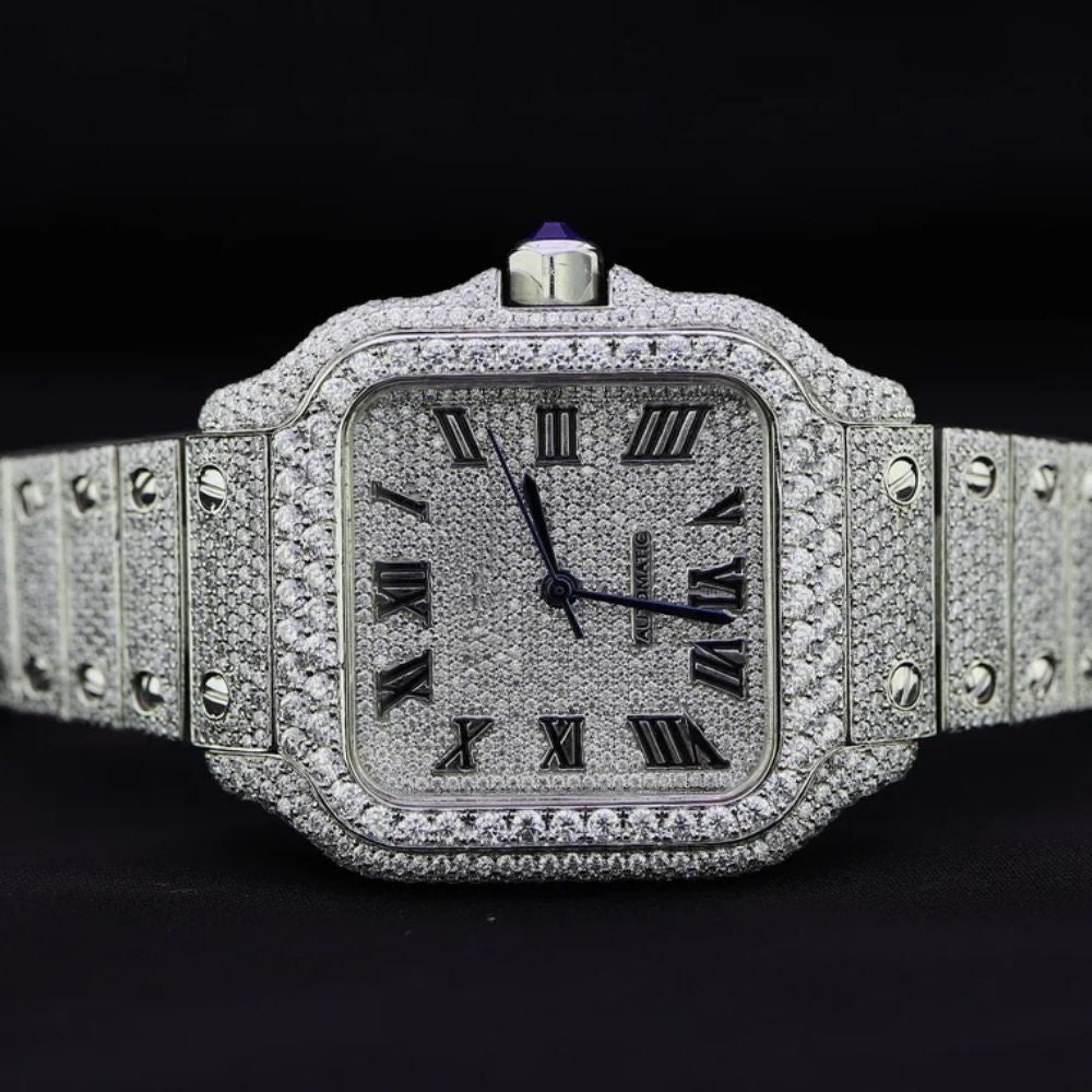 VVS1 Clarity Fully Iced Out Automatic Watch
