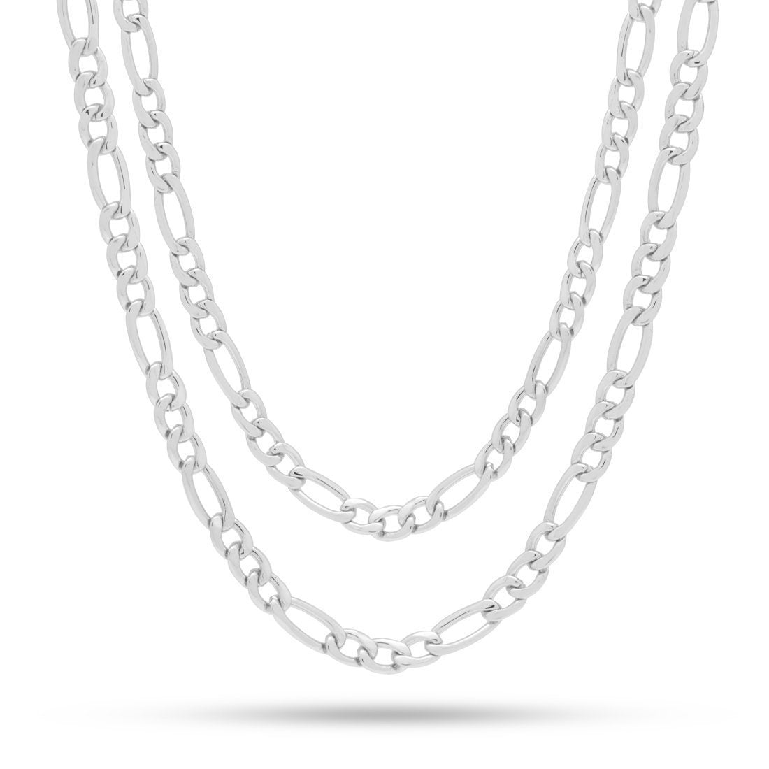 5mm Figaro Chain Choker Set