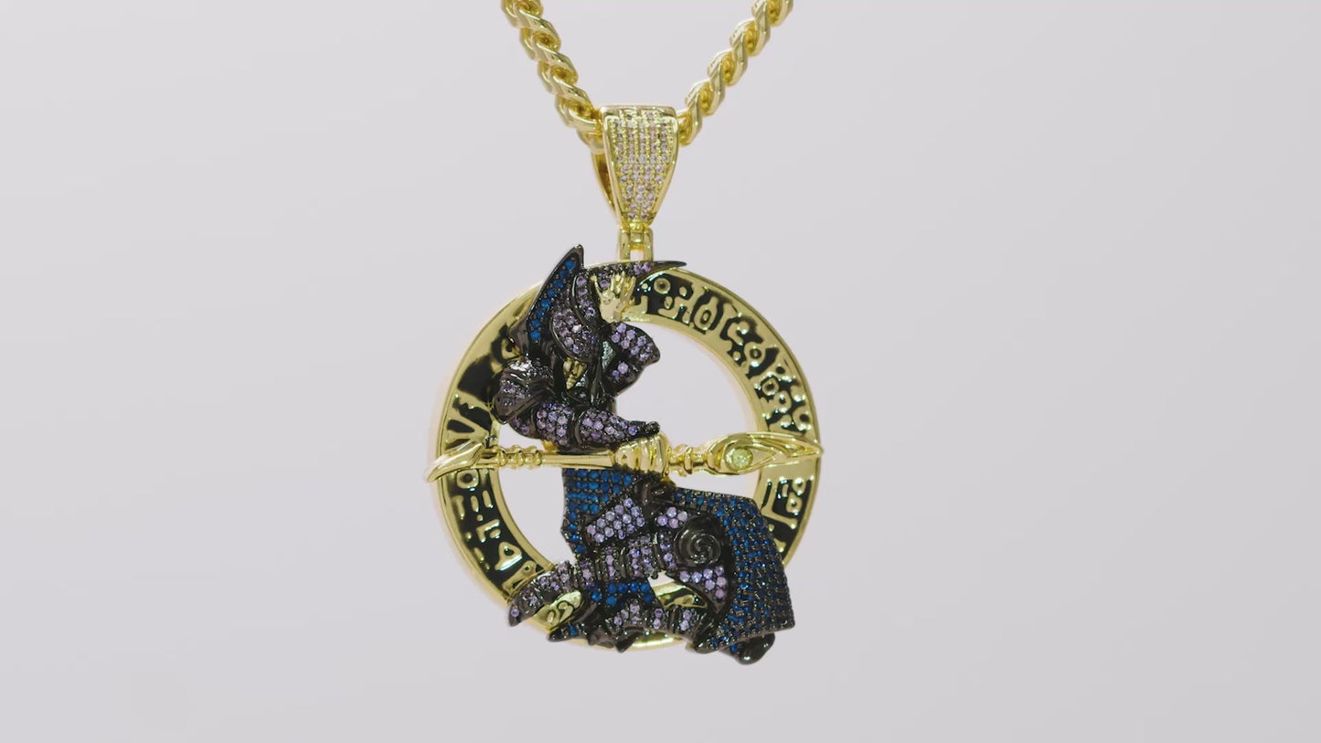 Yu-Gi-Oh! x King Ice - Dark Magician Necklace