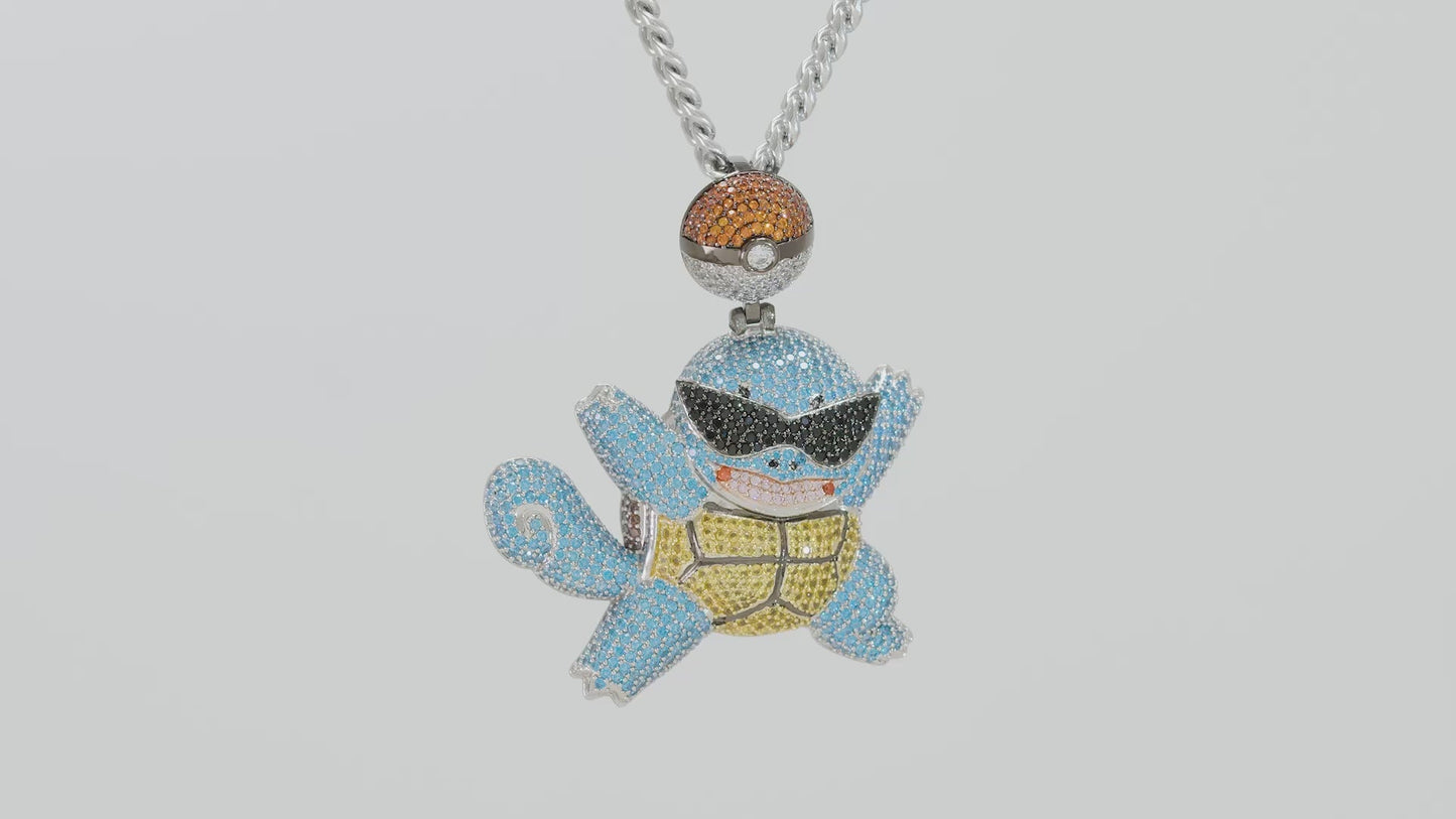 King Ice | Pokémon - The Leader of the Squirtle Squad Necklace