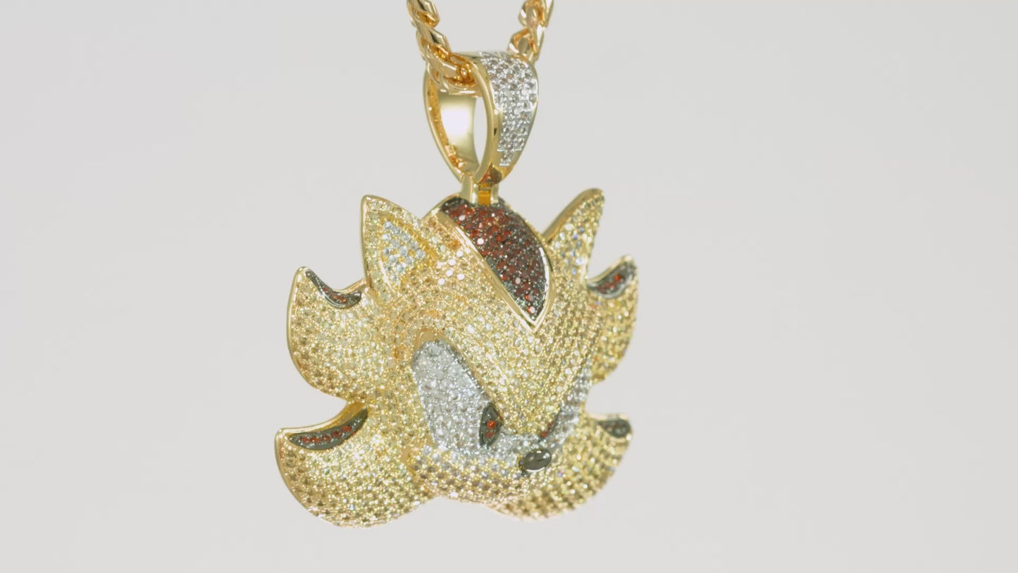 Sonic the Hedgehog x King Ice - Super Shadow Necklace