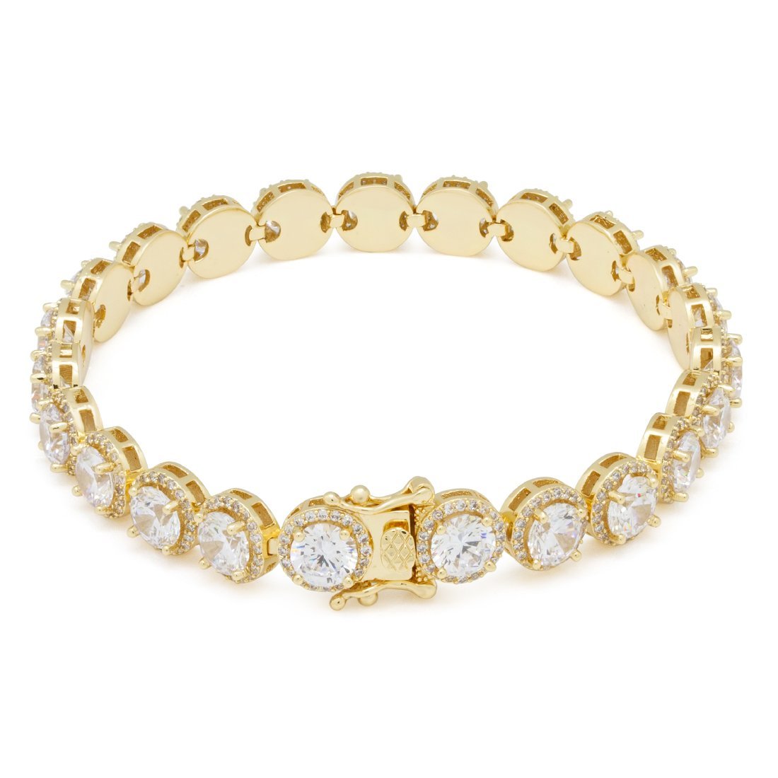 8mm Brillaint-Cut Tennis Bracelet