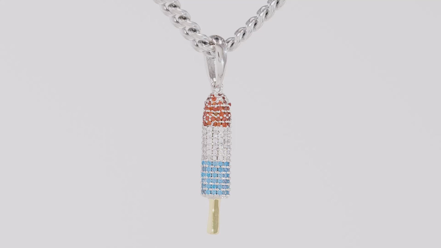 Ice Cream Collection x King Ice - Popsicle™ Firecracker™ Necklace