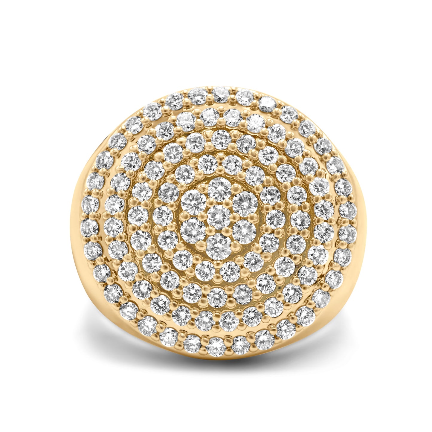 10k Yellow Gold Pinky Diamond Ring 1.83ctw