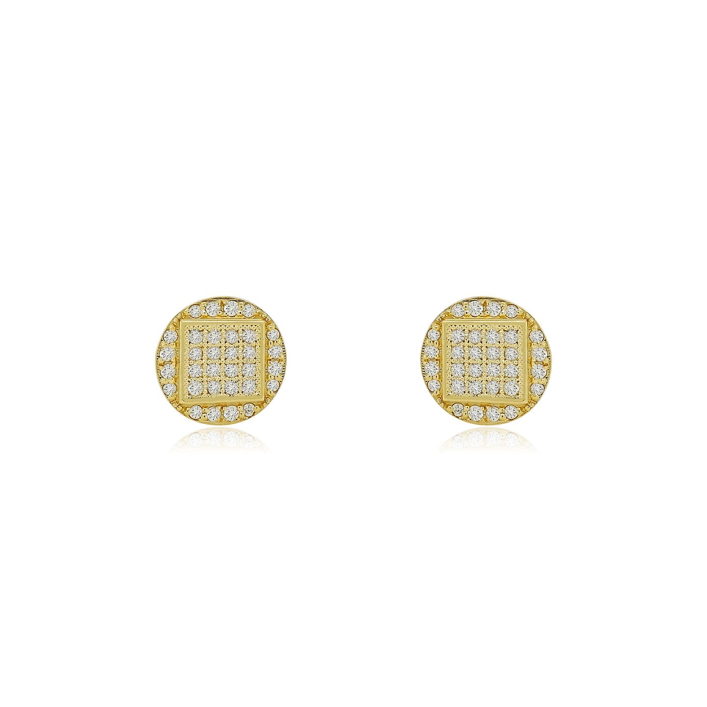 14K Gold Diamond earring 0.35 CTW