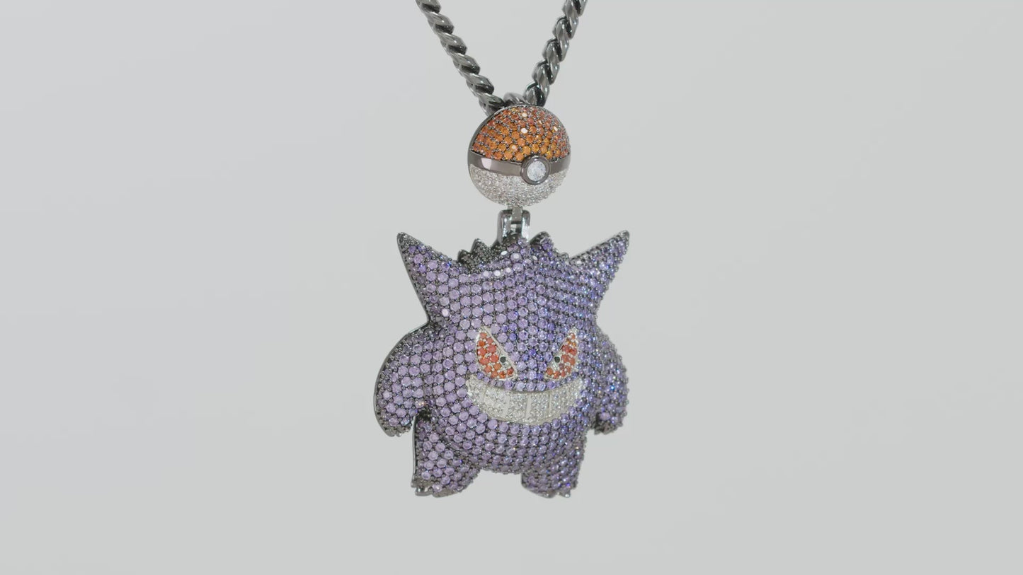 Rei Gelo | Pokémon - Colar Gengar
