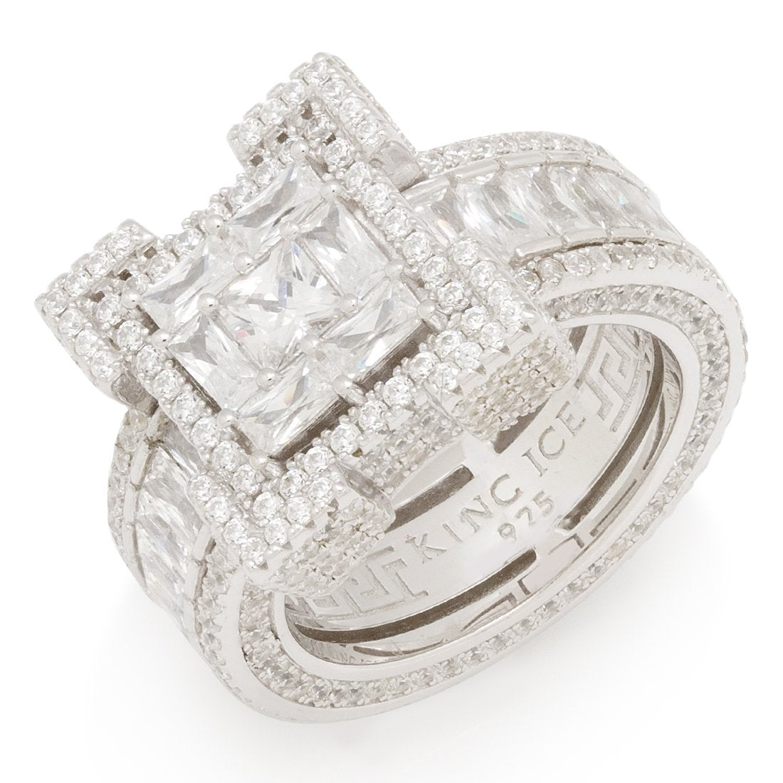 Baguette-Cut Platform Ring