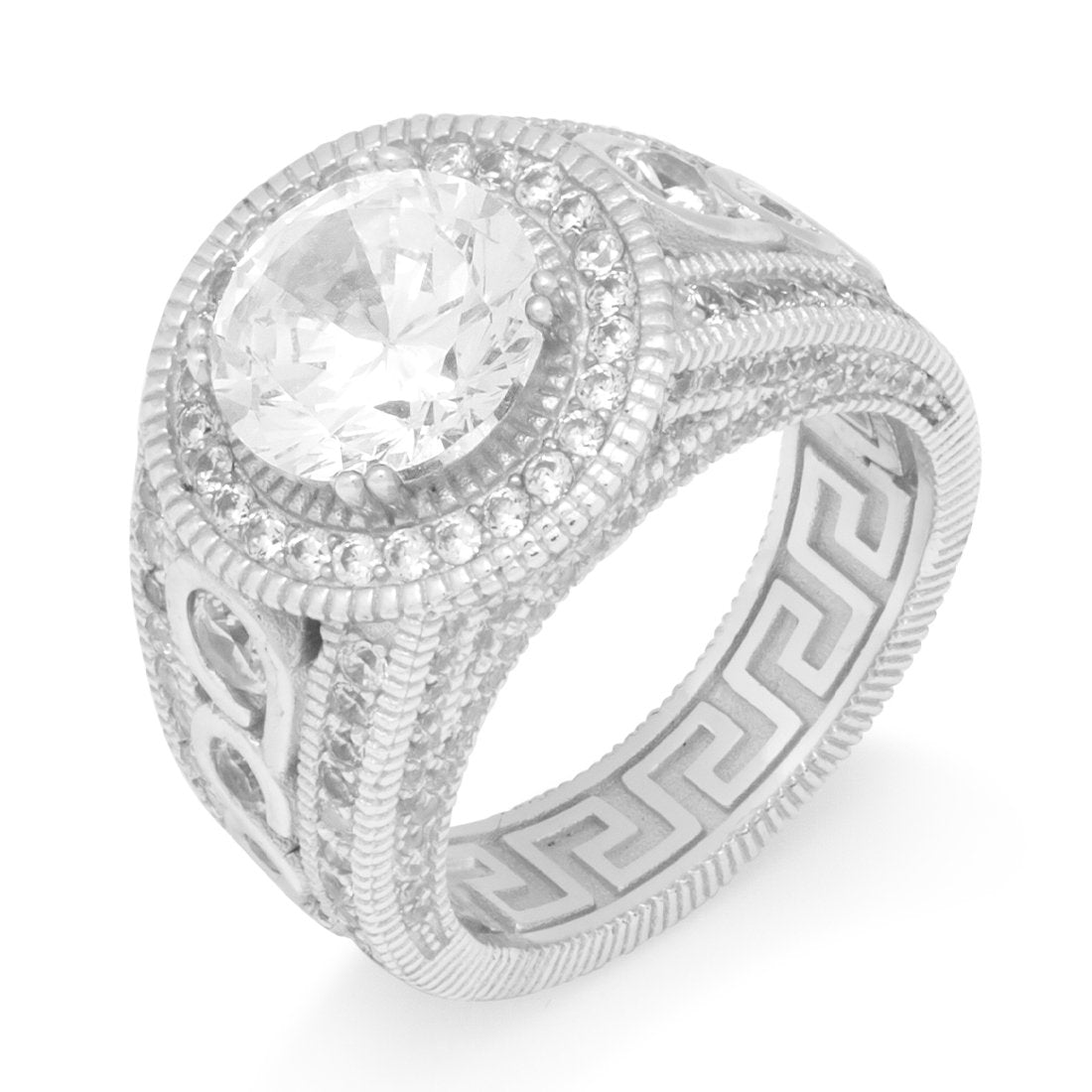 Brilliant-Cut Signet Ring