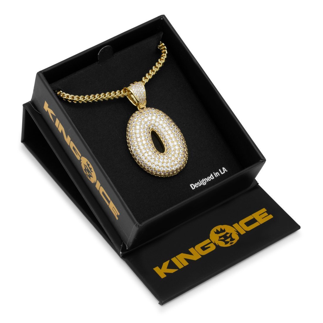 Bubble Letter O Necklace