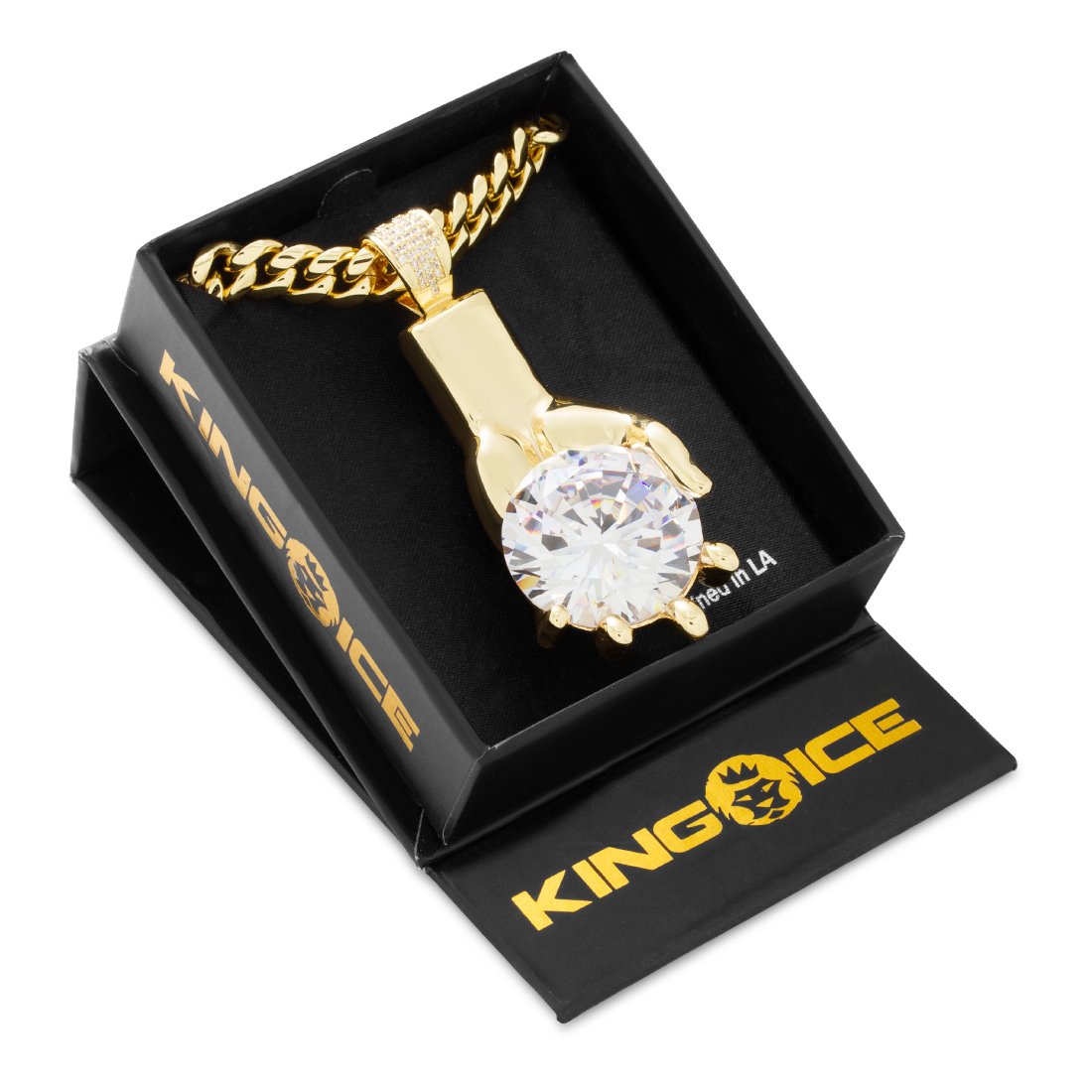 Diamond Hands Necklace