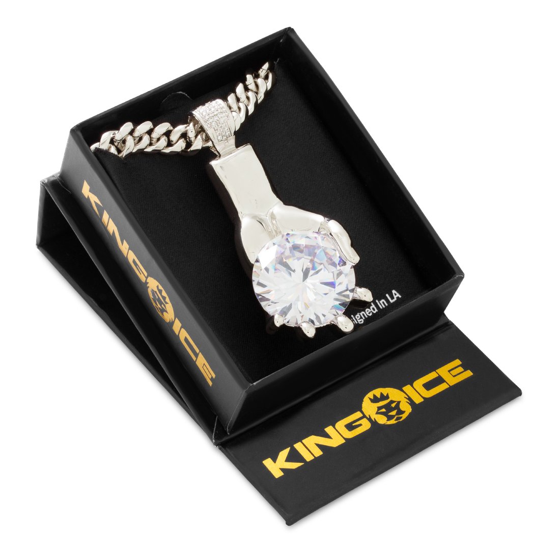 Diamond Hands Necklace