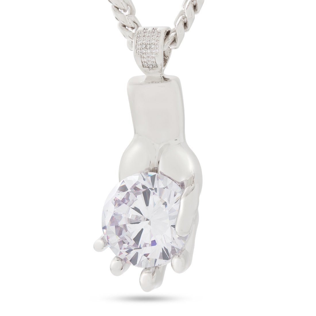 Diamond Hands Necklace