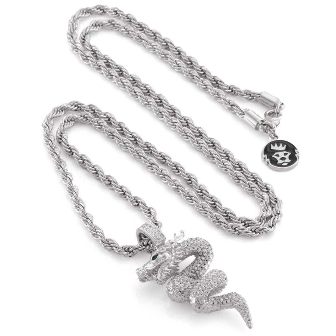Double Dragon Necklace