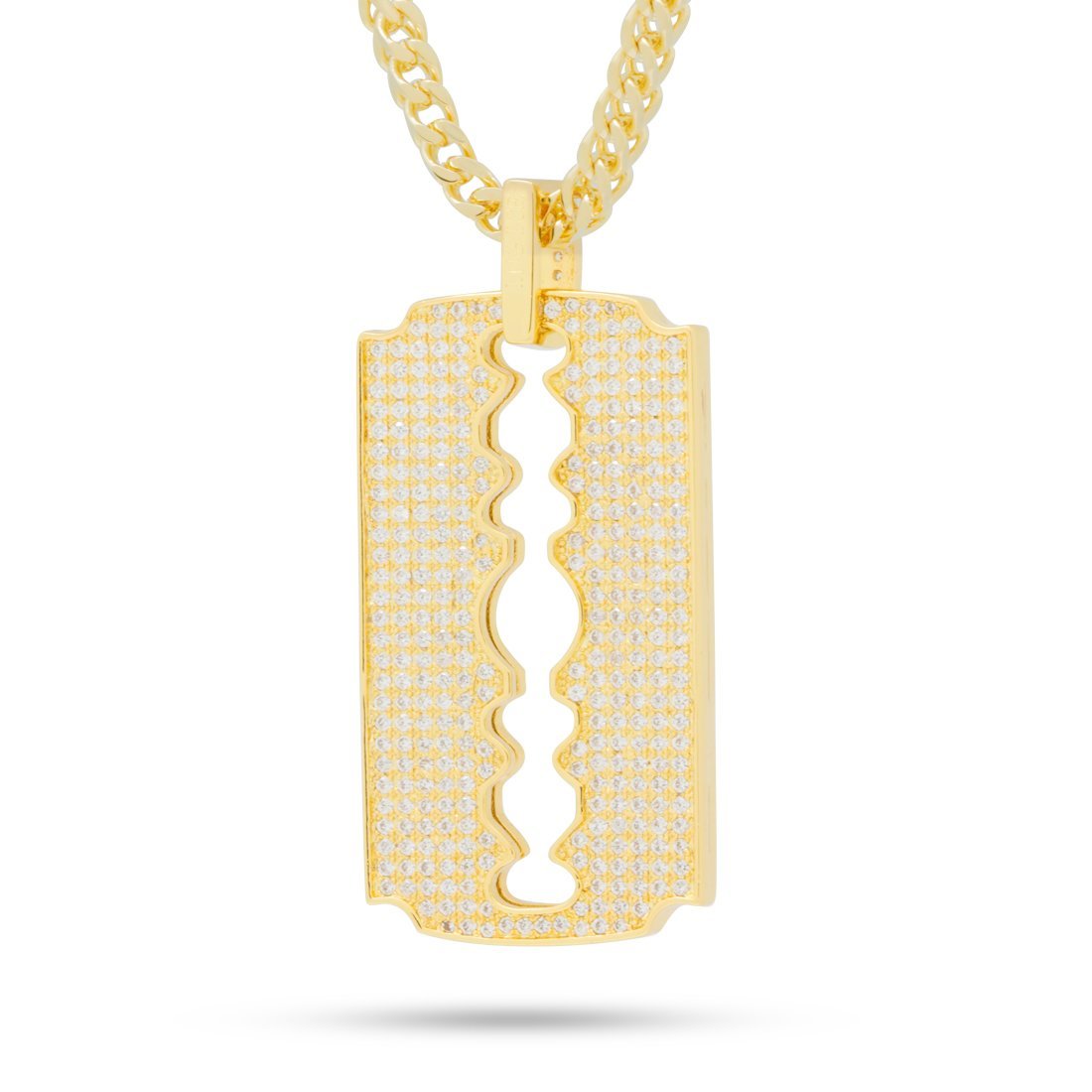 Double-Edge Razor Blade Necklace