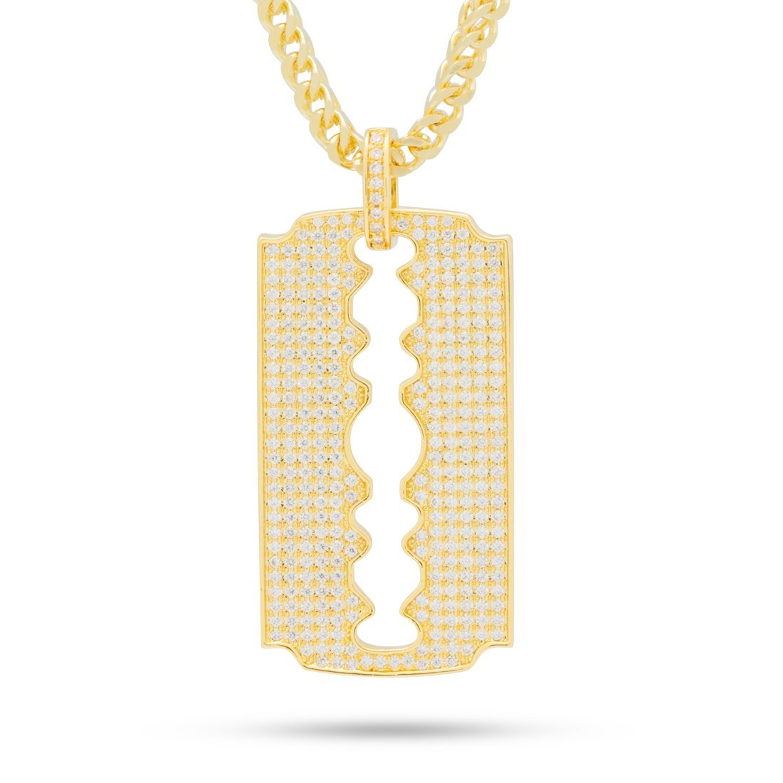 Double-Edge Razor Blade Necklace