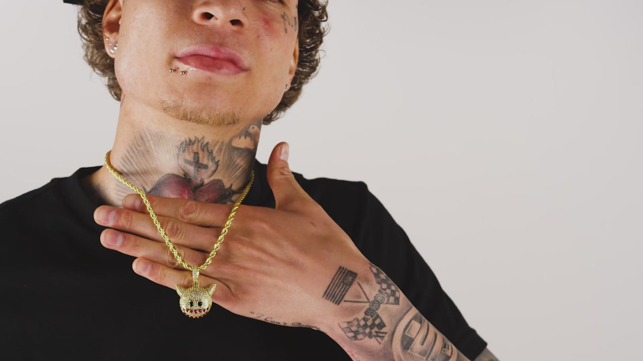 Devil Emoji Necklace