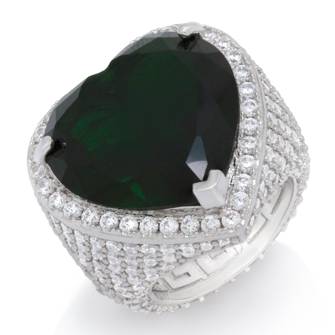 Emerald Heart Ring