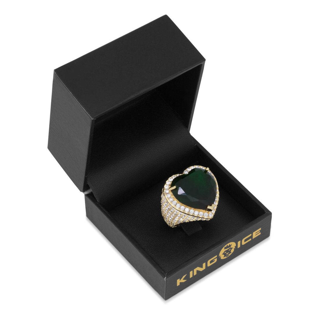 Emerald Heart Ring
