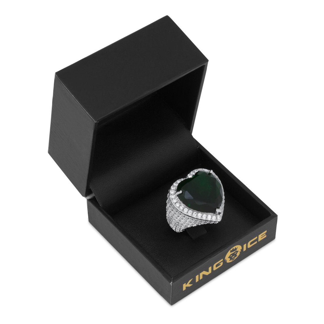 Emerald Heart Ring