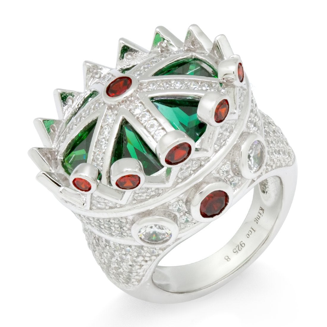 Iced Crown Ring