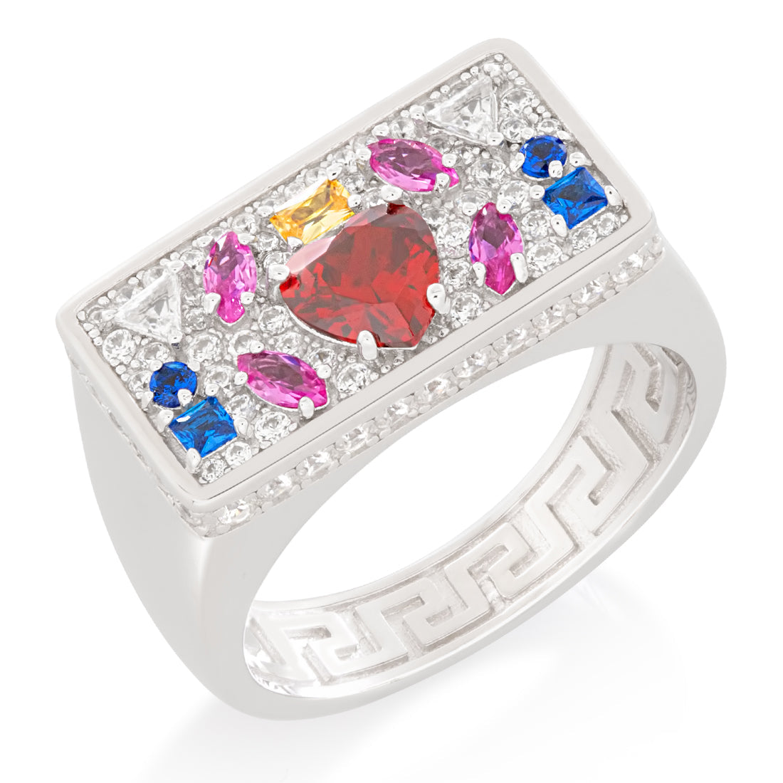 Multi-Color Crown Julz Ring