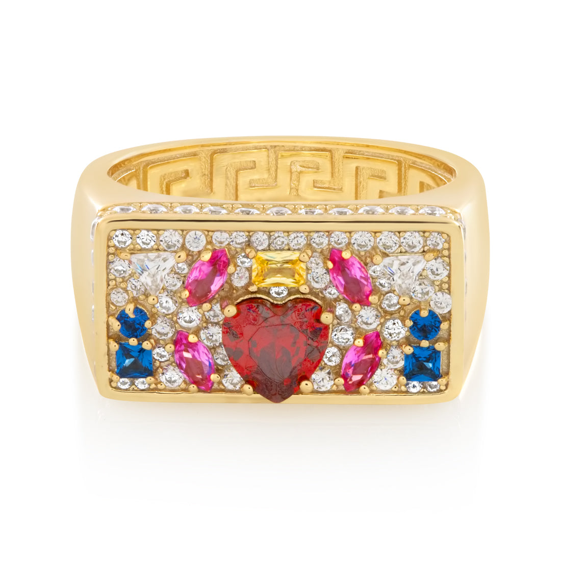 Multi-Color Crown Julz Ring
