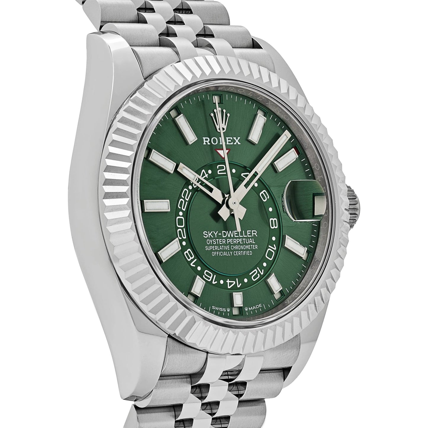 Rolex Sky-Dweller 336934 Stainless Steel Green Dial Jubilee (2025)