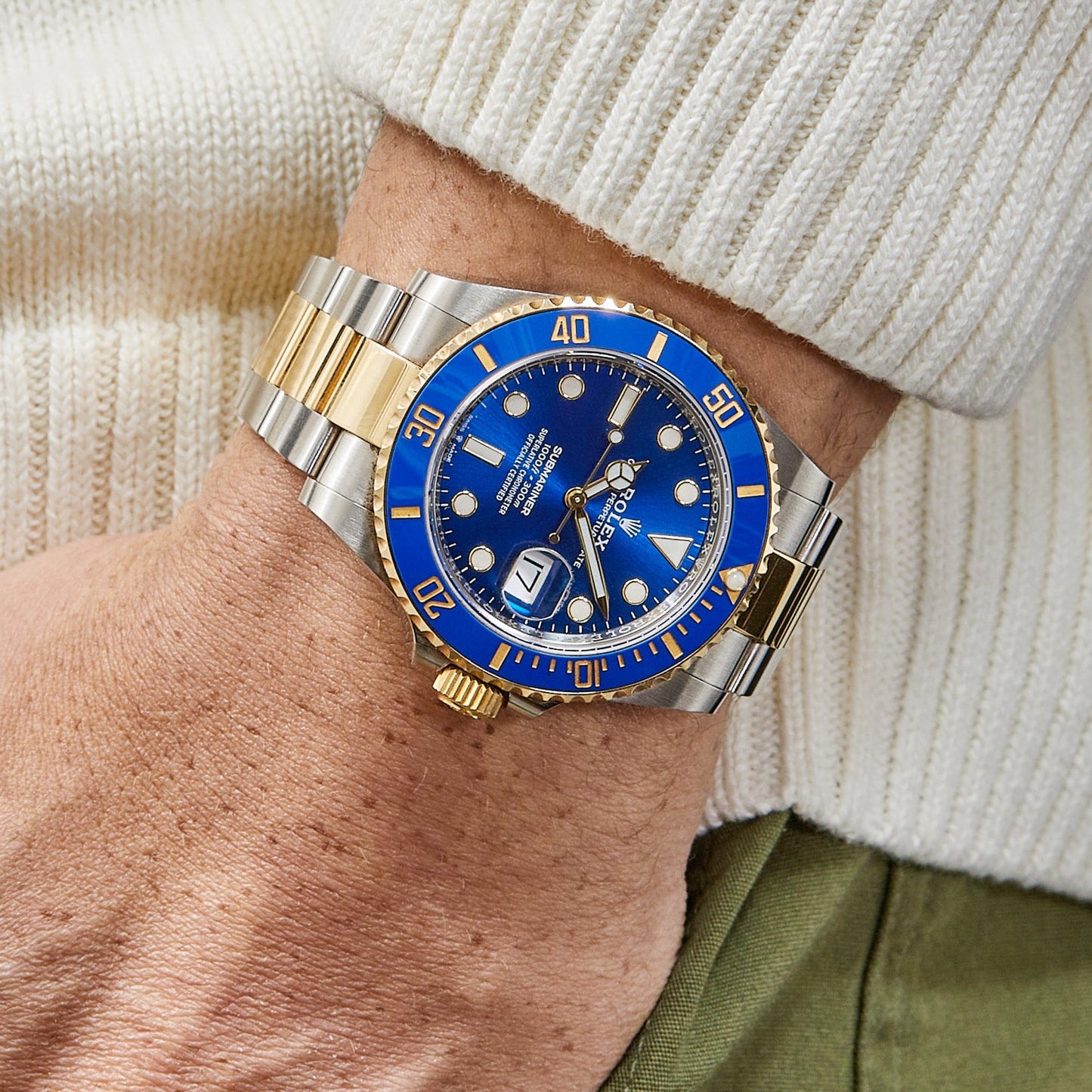 Rolex Submariner Date 126613LB Stainless Steel Yellow Gold Blue Dial (2021)