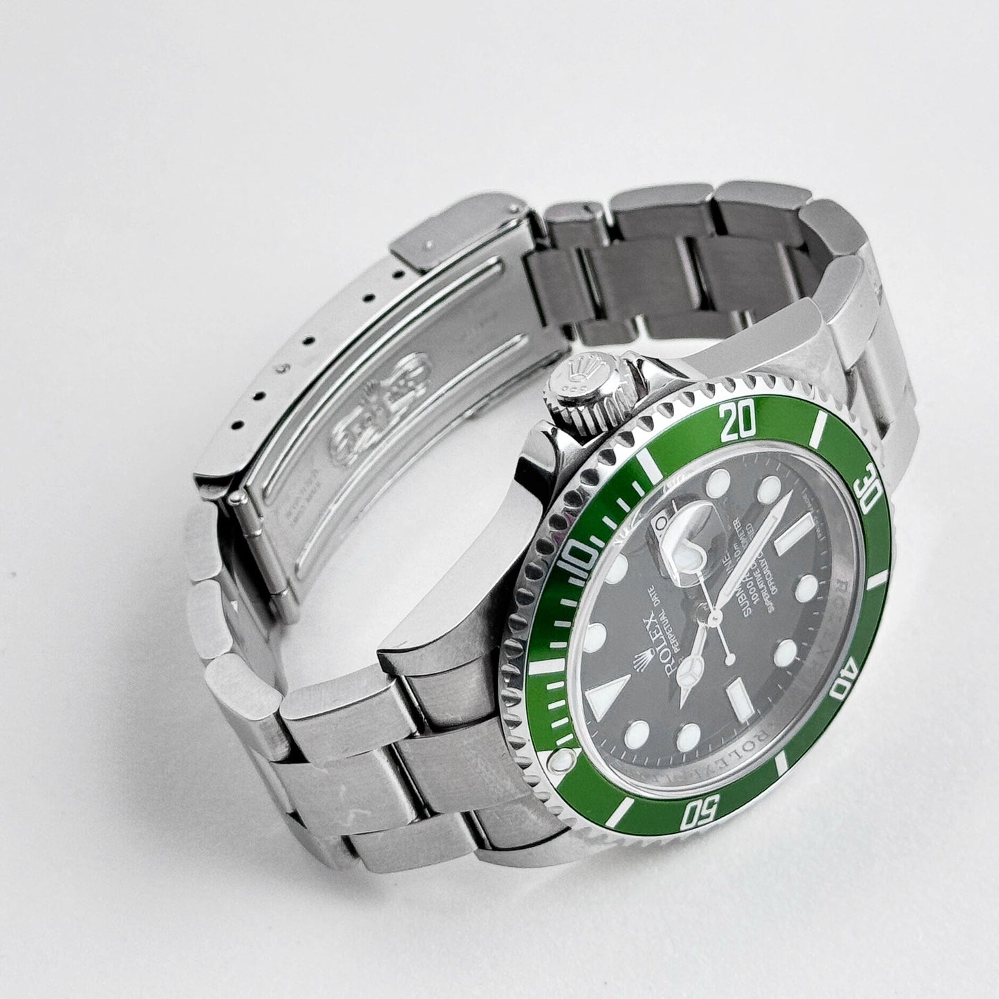 Rolex Submariner Date 16610LV 'Kermit' Bezel Stainless Steel Black Dial Oyster (2008)