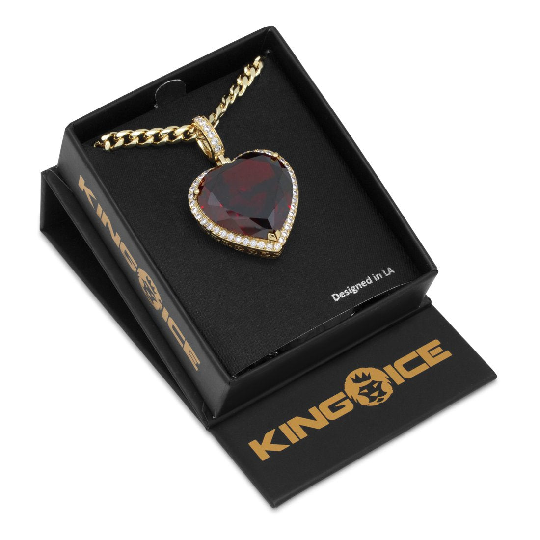 Ruby Heart Necklace