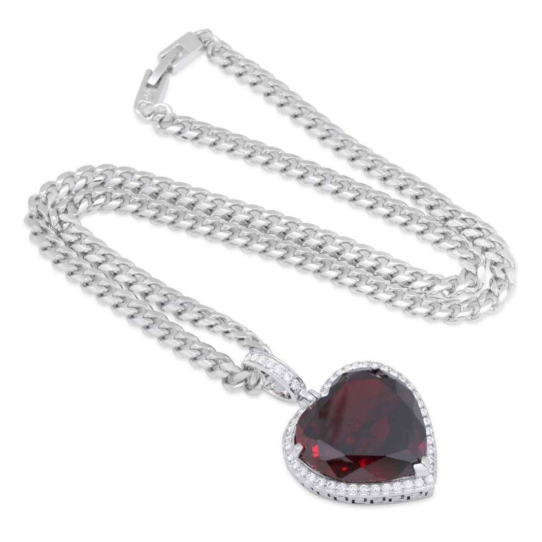 Ruby Heart Necklace